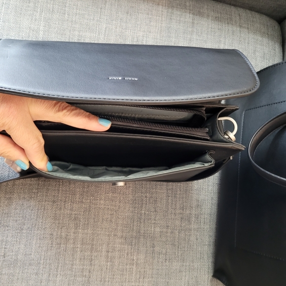 Pixie Mood Set of 3 Vegan Leather Black Tote, Purse, and Wallet - NWT & EUC - Picture 7 of 12